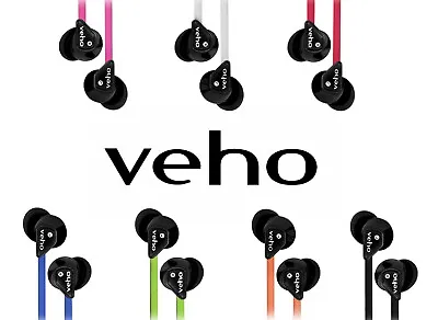 £5.45 • Buy VEHO Z1 Noise Isolating In-Ear 3.5mm Stereo Earphones With Flat Anti Tangle Cord