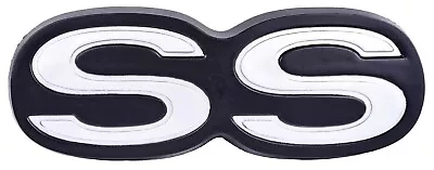 SS Rear Bumper Emblem Badge Fits 1971-1972 Chevelle SS Injection-Molded Si • $29.99