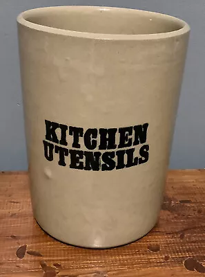 Retro PEARSONS OF CHESTERFIELD Made In England Pottery Kitchen Utensils Holder • $99