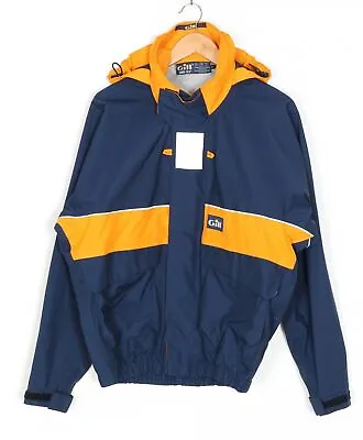 $86.91 • Buy GILL GORE-TEX Sailing Jacket Men Size S Hooded Waterproof Taped Seams MJ4268