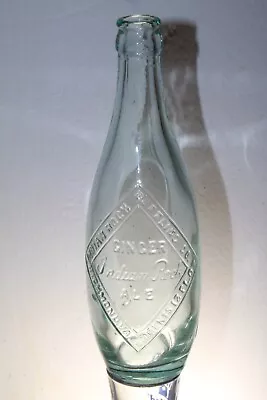 $59.99 • Buy Richmond Va Indian Rock Ginger Ale Soda Bottle 10 Pin Aqua 12 Oz