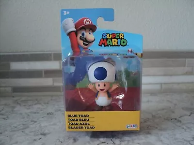 Super Mario - Blue Todd  2.5  Action Figure -  Jakks Pacific - Brand New • $8