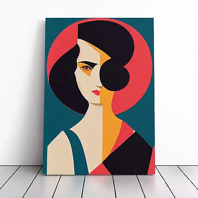 Unique Abstract Woman No.2 Canvas Wall Art Print Framed Picture Dining Room • £29.95