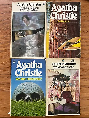 4 Agatha Christie Fontana Paperbacks Sad Cypress Why Didn’t They Ask Evans • £12.50