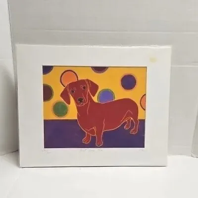 Dachshund Weiner Dog Giclee Print Signed And Numbered By Angela Bond 236/300 • $40