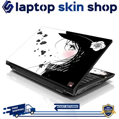 Laptop Skin Sticker Notebook Decal Cover Girl Pattern For Dell Apple Asus 17 -19 • $12.95
