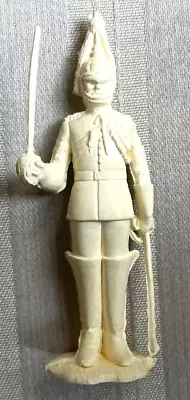 Vintage Marx British Queen’s Life Guards 60mm Cream At Attention With Sword Up • $8.95