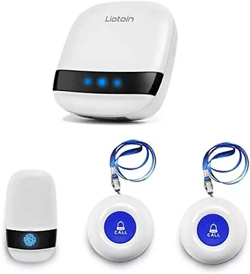 Wireless Caregiver Pager Elderly Alarm Call Button Personal Alarm Waterproof • £30.12