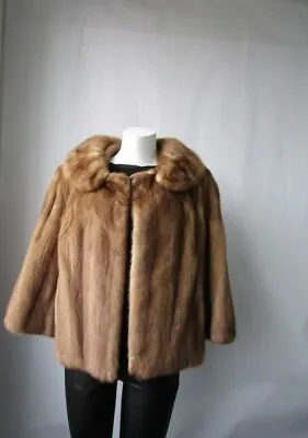 Women's Sz 8 Canadian Mink Fur Coat Jacket MINT+ CLEARANCE SALE! 💰 • $180