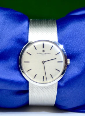 $6500 • Buy Vacheron Constantin Solid 18K White Gold Watch 74.4 GM