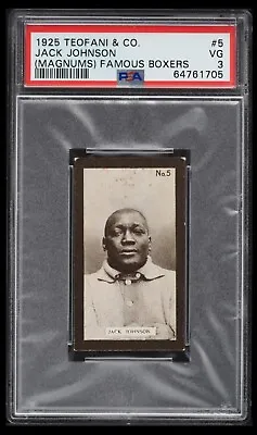 $799 • Buy 1925 Magnum Cigarettes Boxing Card #5 Jack Johnson World Champion Rare PWCC-E