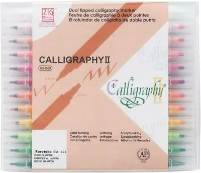 Kuretake Aqueous Pen ZIG MS Calligraphy II 24-color MS-3500 / 24V • £59.38