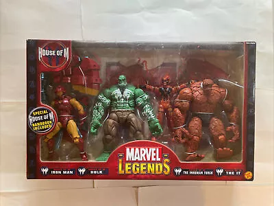 Marvel Legends House Of M: ItHulk Iron Man Inhuman Torch Figures NISB • $160