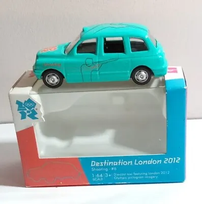 Corgi London 2012 Olympics 1:64 Scale Austin Taxi - #6 Shooting - Ty66108 Boxed • £4.50
