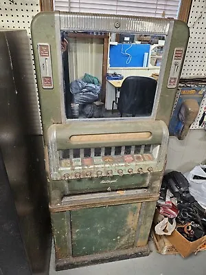 1940s Vintage National Cigarette Vending Machine 9 Pulls • $1575