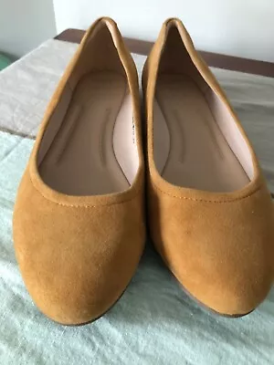 M&S Ballet Pumps Tan Size 6.5 • £12