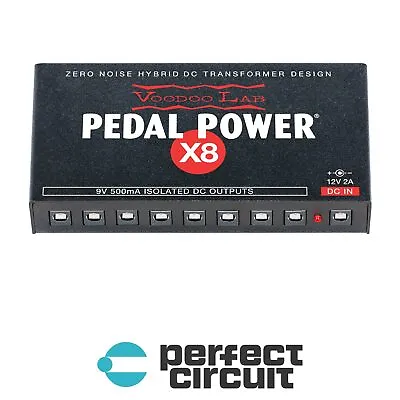 Voodoo Lab Pedal Power X8 Power Supply EFFECTS - NEW - PERFECT CIRCUIT • $169.99