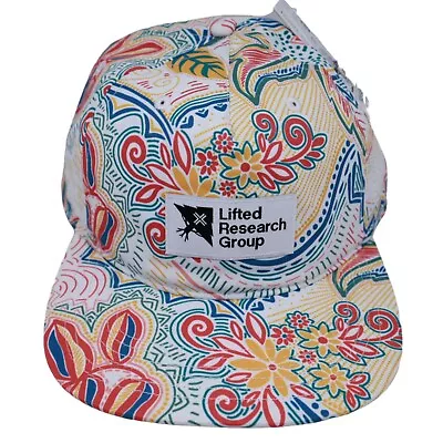 LRG Lifted Research Group Snapback Hat Floral Aloha Hawaiian • £14.80