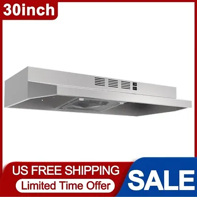 30in Under Cabinet Range Hood Kitchen Cooking Fan 280CFM W/LED Stainless Steel • $89.99
