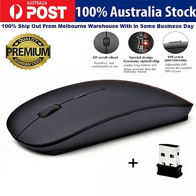 2.4GHz Wireless Cordless Mouse Mice Optical Scroll For PC/Laptop/Computer/Mac • $13.29