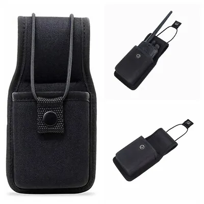 Universal Nylon Radio Case Holder Bag Pouch For Walkie Radios Talkies • £6.88