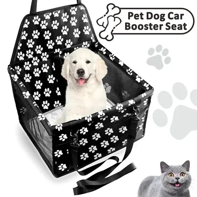 Folding Pet Dog Cat Car Seat Safe Travel Carrier Kennel Puppy Handbag Sided Bag • £11.99