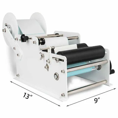 Manual Semi-Automatic Labeler Round Bottle Labeling Machine Packaging Machine • $123.50