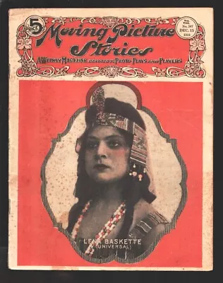 Moving Picture Stories 12/15/1916-Lena Baskette Photo Cover-Tom Mix-Movie Sta... • $172.55