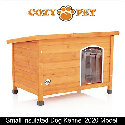 Dog Kennel By Cozy Pet S Size Insulated Wooden Puppy Kennels House DK01S • £95.99