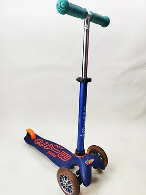 Micro Mini Scooter Blue Orange Green Kids Teenager Child Refurbished Used • £45