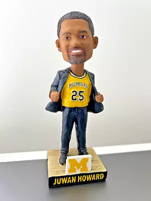 Coach JUWAN HOWARD Michigan Wolverines Limited Edition Bobblehead M GO BLUE • $20.50