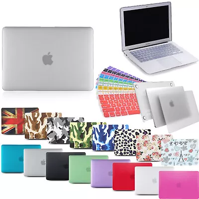 Glossy Clear Case Cover + Keyboard Skin For Apple Macbook Air Pro 11 13 15 Inch • £7.95