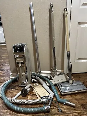 Tested Electrolux Diamond Jubilee Canister Vacuum BUNDLE Power Nozzle Tools Hose • $230