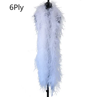 £105.85 • Buy White Ostrich Feather Boa 6 8 10 15 20 Ply 1 Meter Decoration Shawl For Costumes