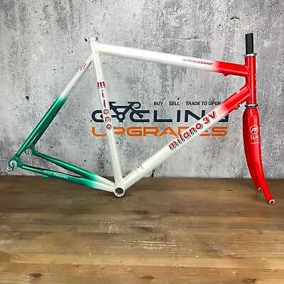 Alberto Masi Milano 3V Superleggero U2 56cm Rim Brake 3V Alloy Frameset 1636g • $895.95