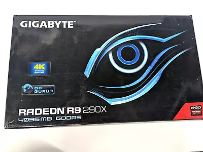 GIGABYTE AMD Radeon R9 290X 4GB GDDR5 Graphics Card (GV-R929XD5-4GD-B) With Box • $63.99