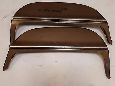 1971 1972 Original Mercury Fender Skirts With Chrome Trim On Bottom Used Pair • $49.71