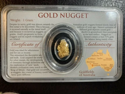$339.95 • Buy Large Australian Native Gold Nugget / Certificate Of Authenticity Perth Mint!