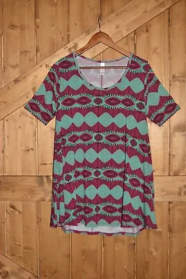 LuLaRoe Women's Perfect T Short Sleeve Shirt Size Small Tribal Print (NWT) • $16.12