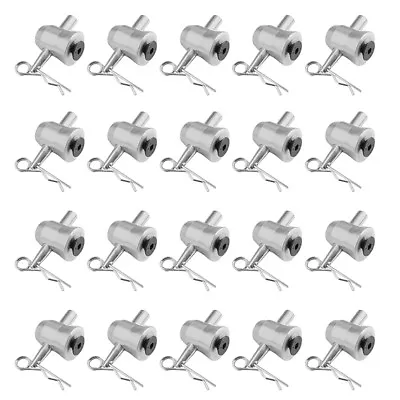 $76.99 • Buy 20Pcs Half Conical Coupler With Clips Pins For Stage Truss Fits F31 F32 F33 F34