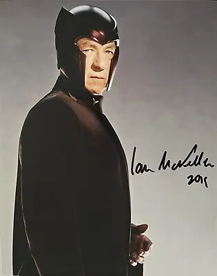 Ian McKellen HAND SIGNED 10x8 MAGNETO Marvel X-MEN Photograph *IN PERSON* COA • £129.99