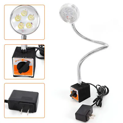 LED Clamp Light Magnetic Base Shop Work Bench Machine Lighting Tool 5W • $31.35