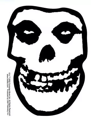 The Misfits Fiend Skull Clear Background Sticker Decal Official Punk New • $4.46