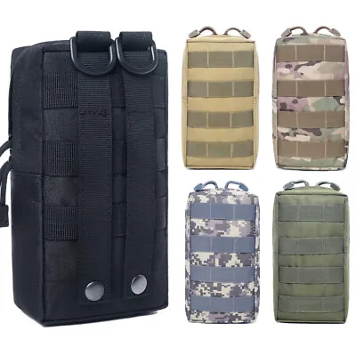 Tactical Molle Pouch Backpack Compact EDC Waist Bag Fanny Pack Gadget Small Bag • $9.86