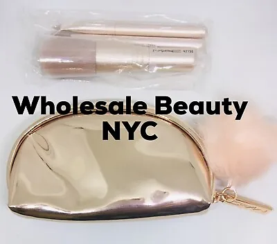 MAC Snow Ball 3 Piece Brush Kit With Mini Brush Bag - NEW WITHOUT A BOX -  • $12.99