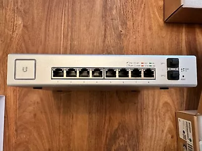 Ubiquiti Networks UniFi US-8-150W 8-Port 150W PoE+Gigabit Network Switch LikeNew • £51