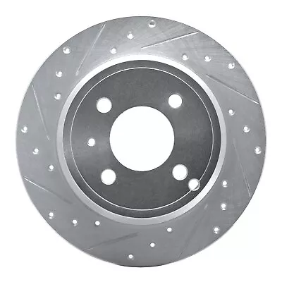 For Volvo 850 93-95 ELINE Drilled & Slotted 1-Piece Rear Driver Side Brake Rotor • $150.90