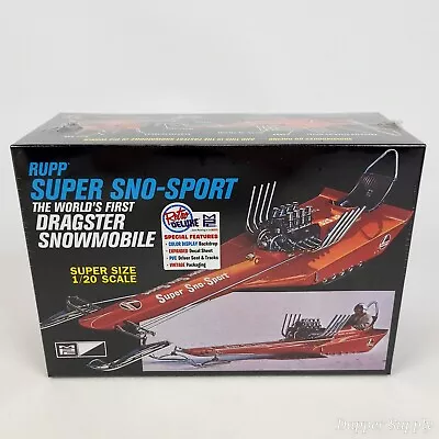 MPC Rupp Super Sno-Sport Snow Dragster 1/20 Retro Delux MPC961/12 New • $26.30