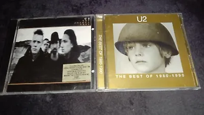 U2 - X 2 CDs The Joshua Tree CD The Best Of 1980-1990 Both CDs Are GC Lot Sale • $12.95