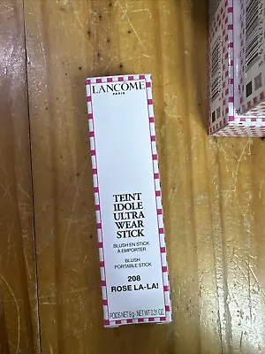 Lancome Teint Idole Ultra Wear Stick Blush 9g - 208 Rose La-la! - New & Boxed • £15